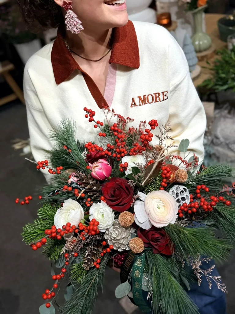 Montage floral de fête