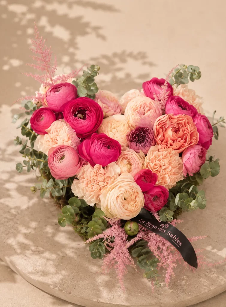 Hommage floral de deuil et de recueillement — création de La Rose des Sables By Saliha