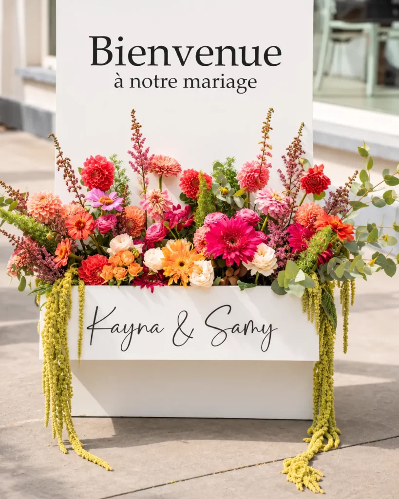 Décoration florale de mariage ou d'événement — création de La Rose des Sables By Saliha